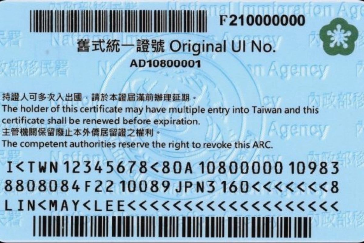 Cách gia hạn thẻ cư trú Đài Loan cho du học sinh đã tốt nghiệp