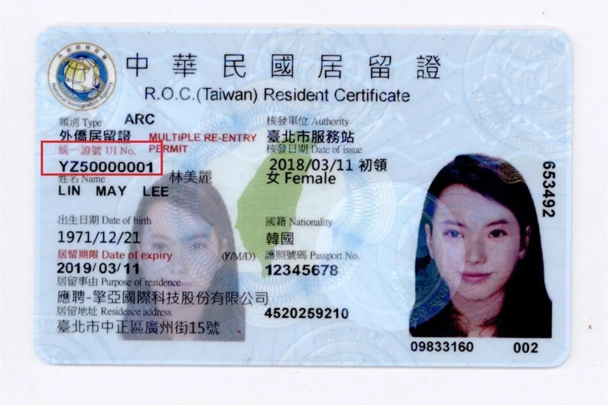 Đăng ký ARC trước khi đi du học Đài Loan