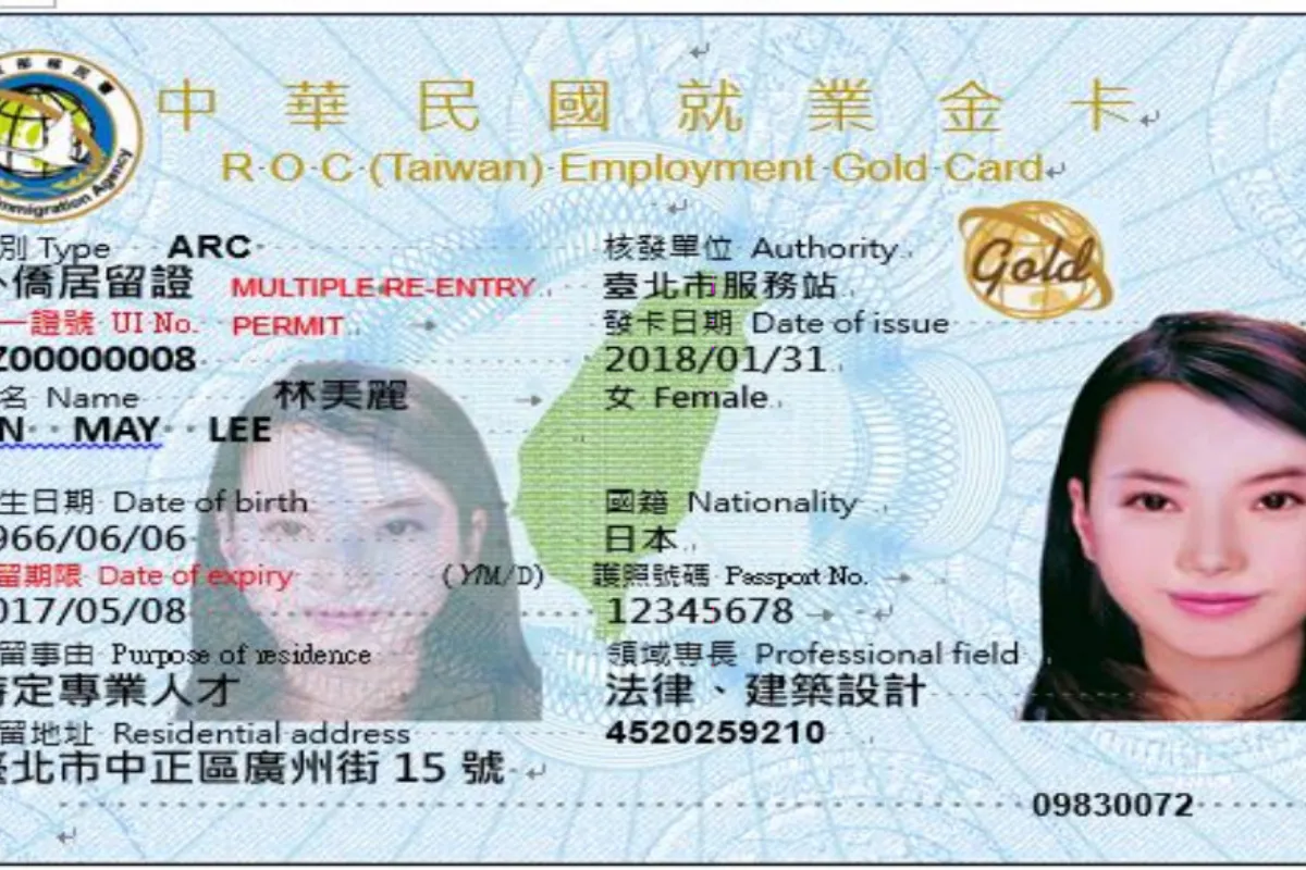 Việc có thẻ cư trú (Alien Resident Certificate - ARC) là quan trọng đối với sinh viên du học tại Đài Loan,