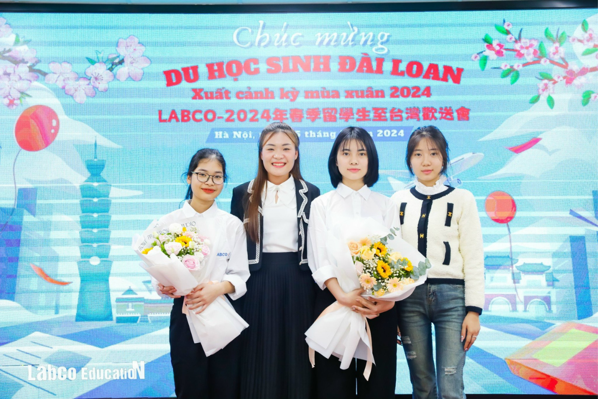 LABCO gửi lời chúc mừng đến các bạn du học sinh Đài Loan trường Đại học KHKT Dục Đạt