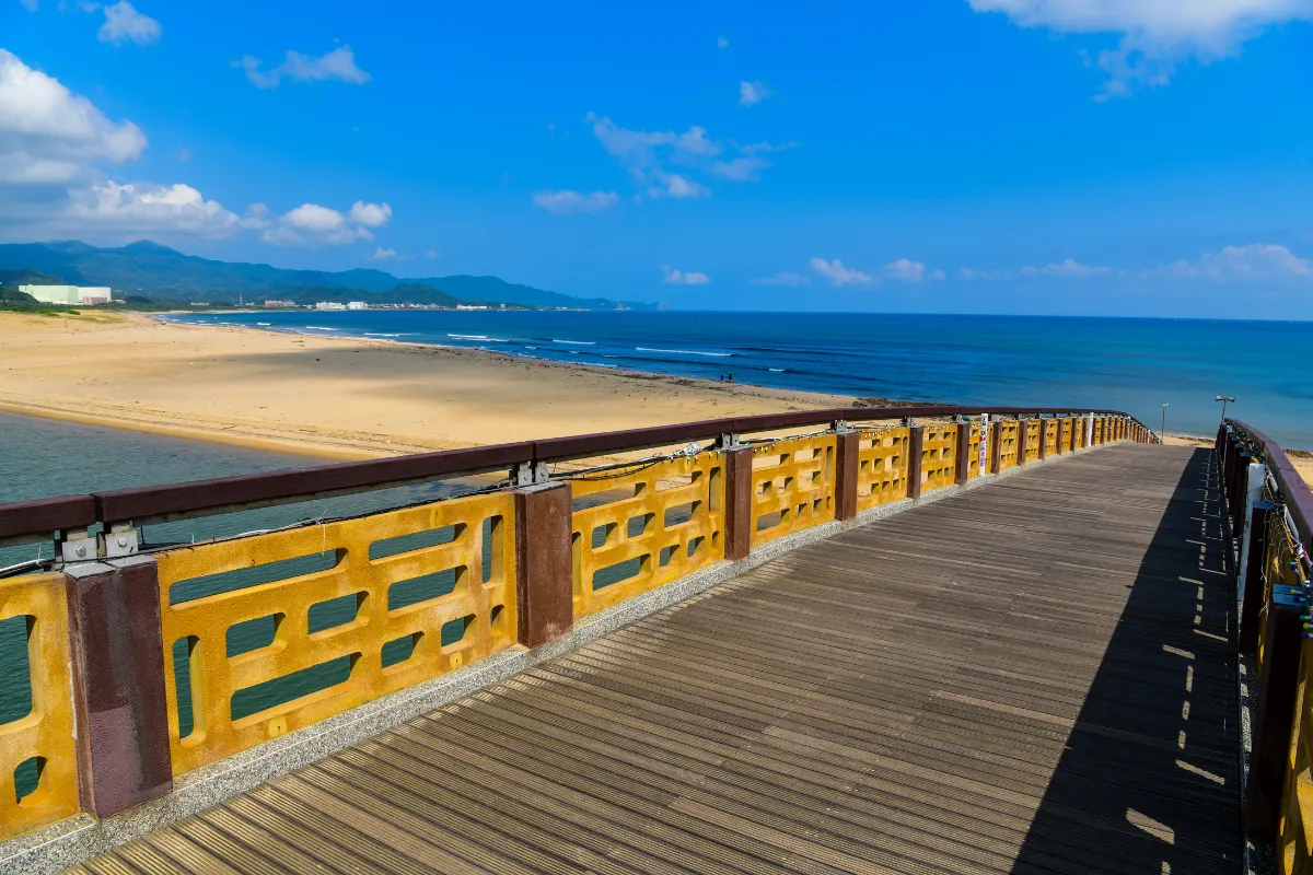 Bãi biển Fulong tuyệt đẹp.
