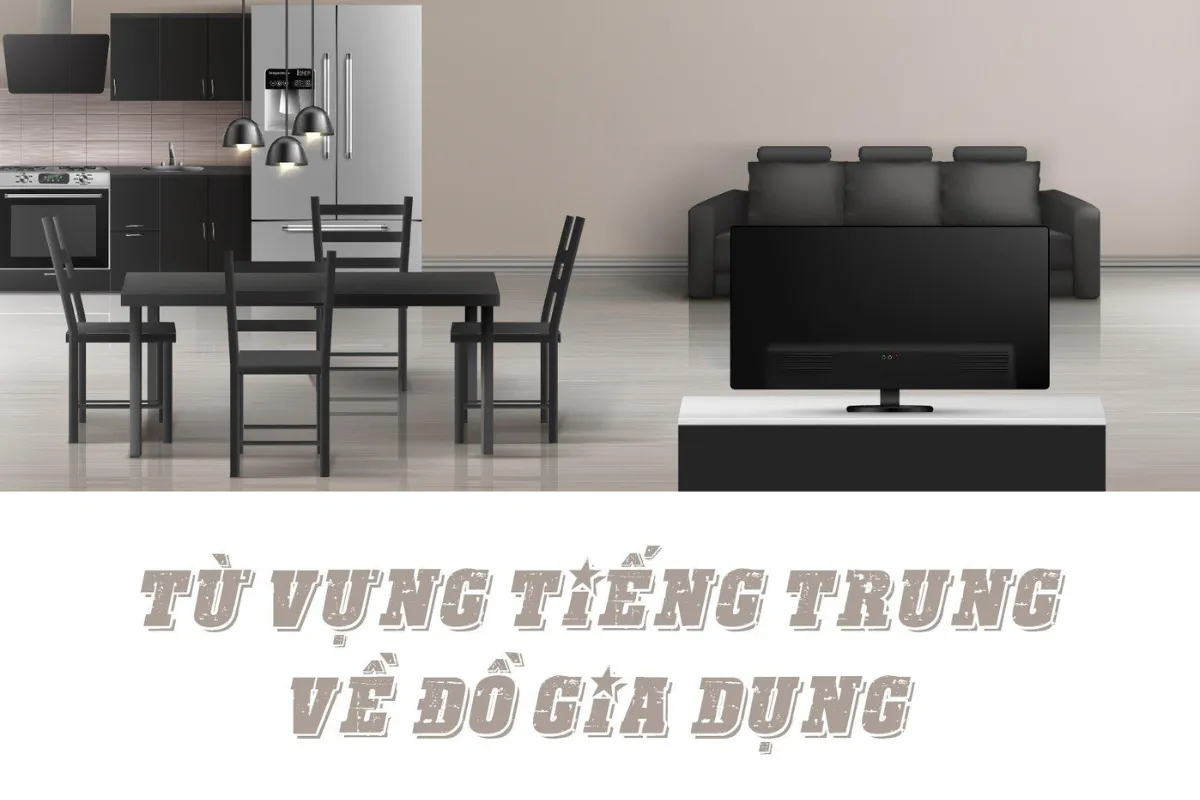Cẩm nang toàn tập cho tín đồ yêu thích đồ gia dụng tiếng trung