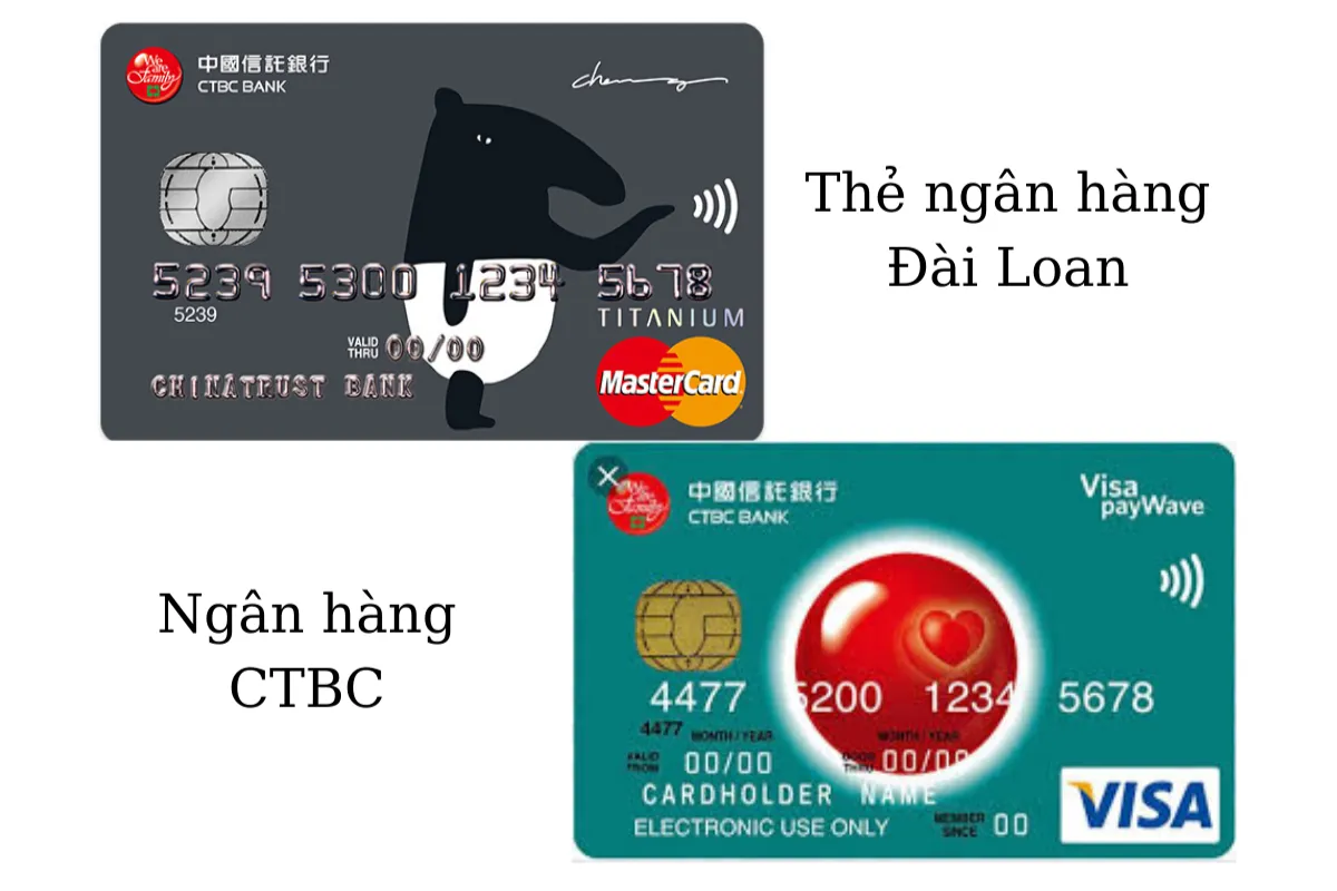 Ưu điểm của thẻ visa bưu điện tại Đài Loan