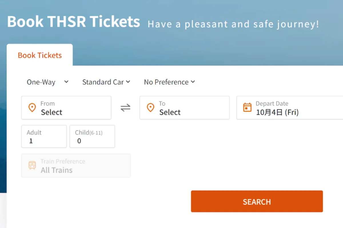 Cách xem thông tin đặt chỗ vé tàu cao tốc HSR online